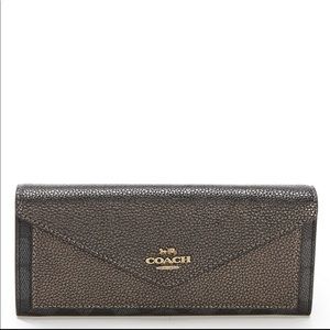 Coach Colorblock Signature Soft Wallet